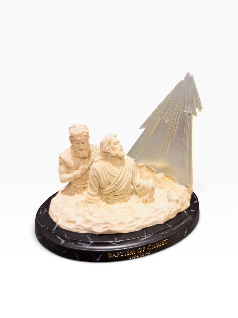 Vintage 2001 MasterPeace Baptism of Christ Brian Jekel Limited Edition Sculpture